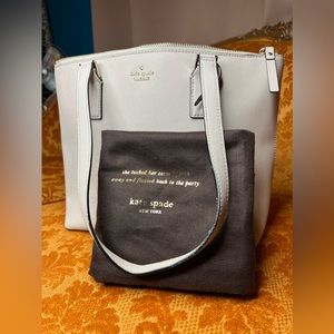Cream leather Kate spade shoulder bag